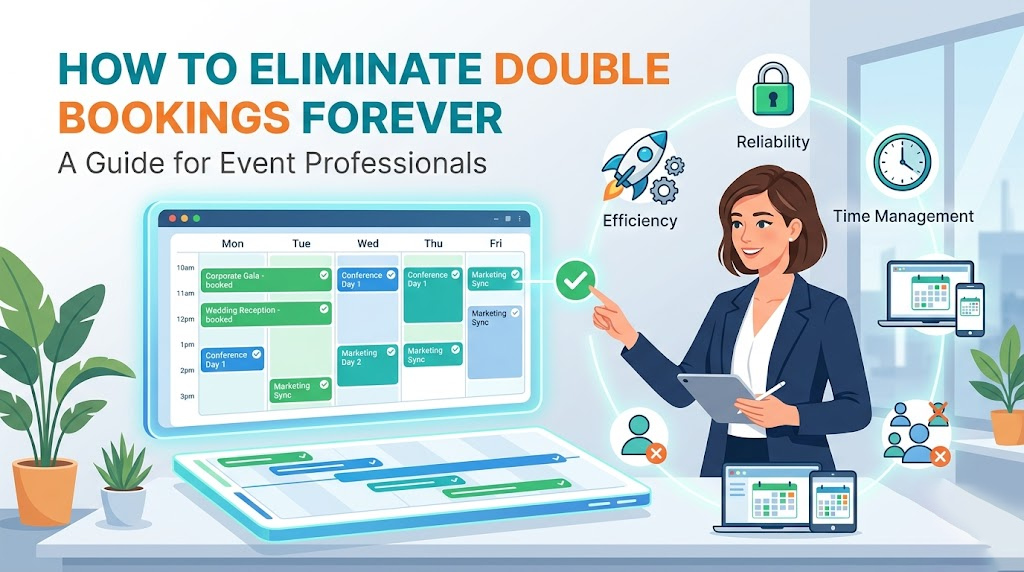 How to Eliminate Double Bookings Forever: A Guide for Event Professionals