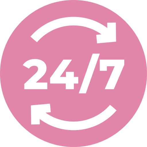 24/7 AI Customer Support Icon