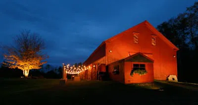 Image representing a well-decorated rustic barn or farm event space.