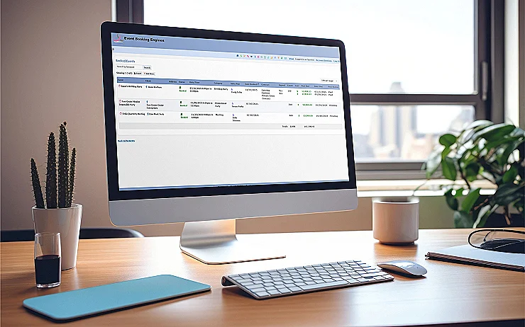 Booked Events: Desktop Management