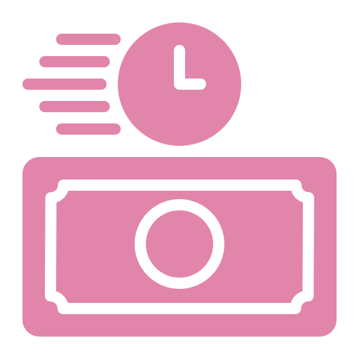 Cash Clock Icon