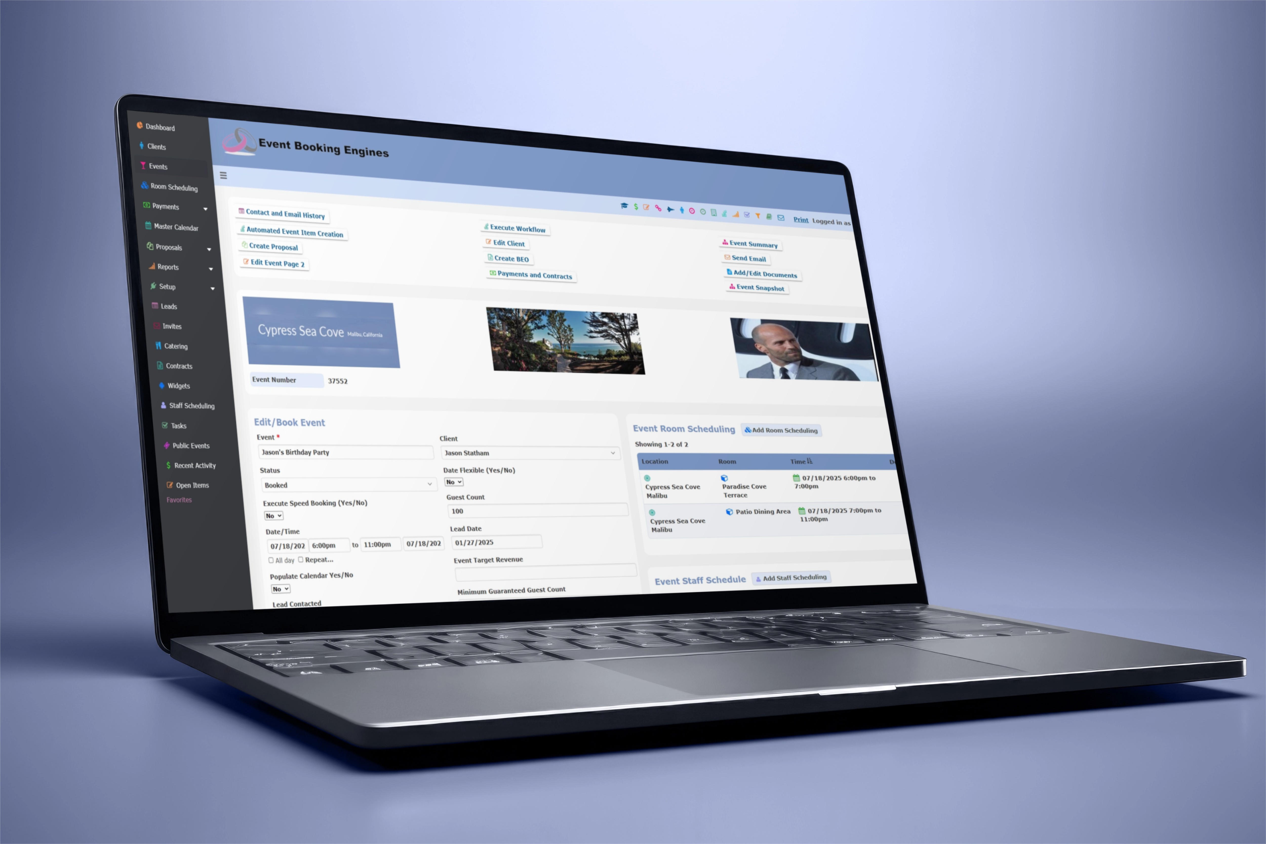 Icons representing Google, Outlook, and Apple calendar sync