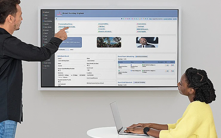 Event Booking: 4K Touch Screen Monitor