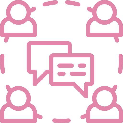 centralized communication icon