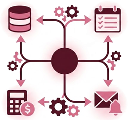 Platform Integrations & Workflow Automation Icon