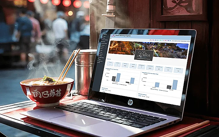 Main Dashboard on Laptop