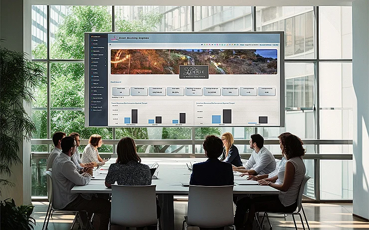 Main Dashboard: 4K Conference Display