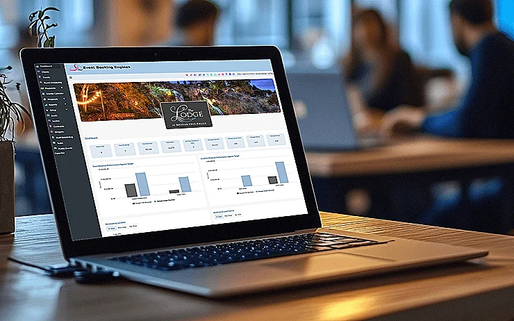 Main Dashboard on Laptop