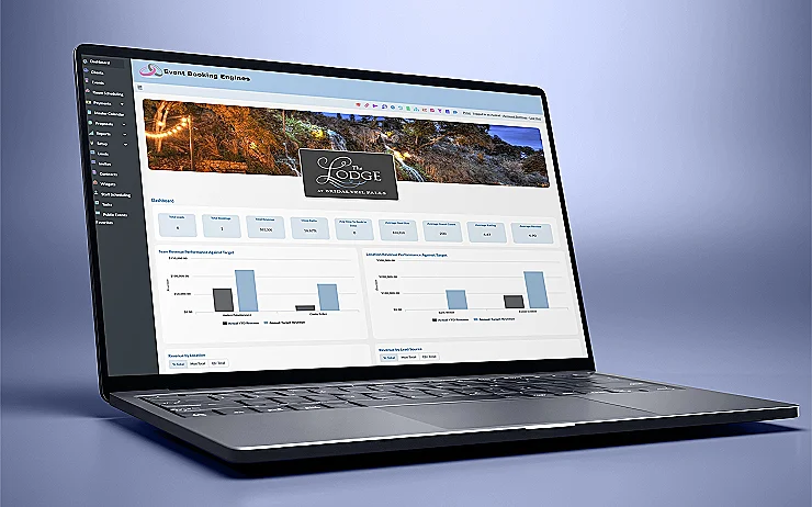 Main Dashboard on Laptop