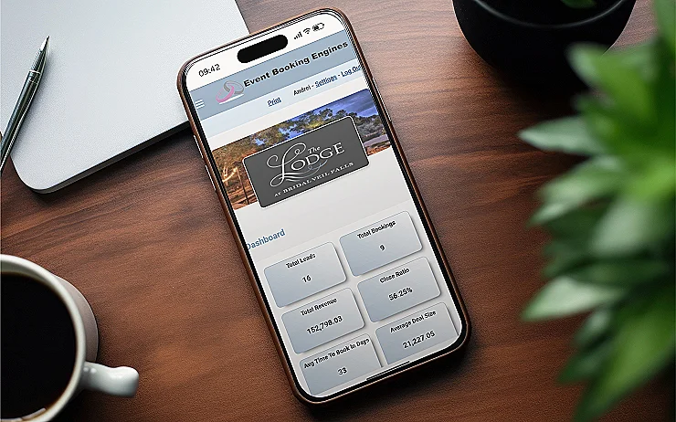 Main Dashboard on Smartphone