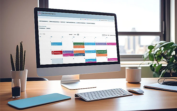 Master Calendar on Desktop: Multi-Event Scheduling